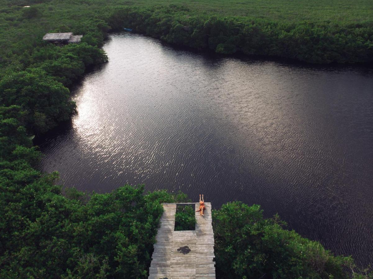 ホテル Nativus Glamping & Cenote トゥルム エクステリア 写真