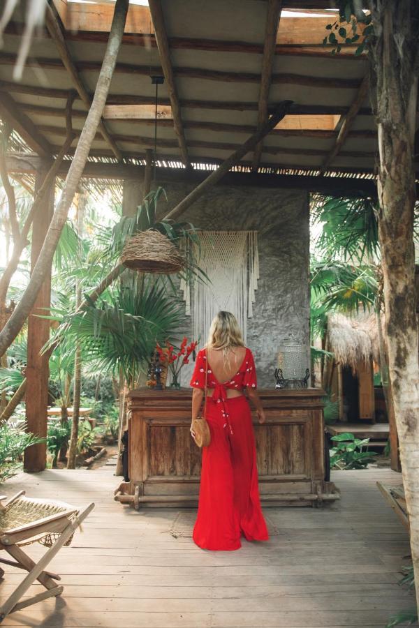 ホテル Nativus Glamping & Cenote トゥルム エクステリア 写真
