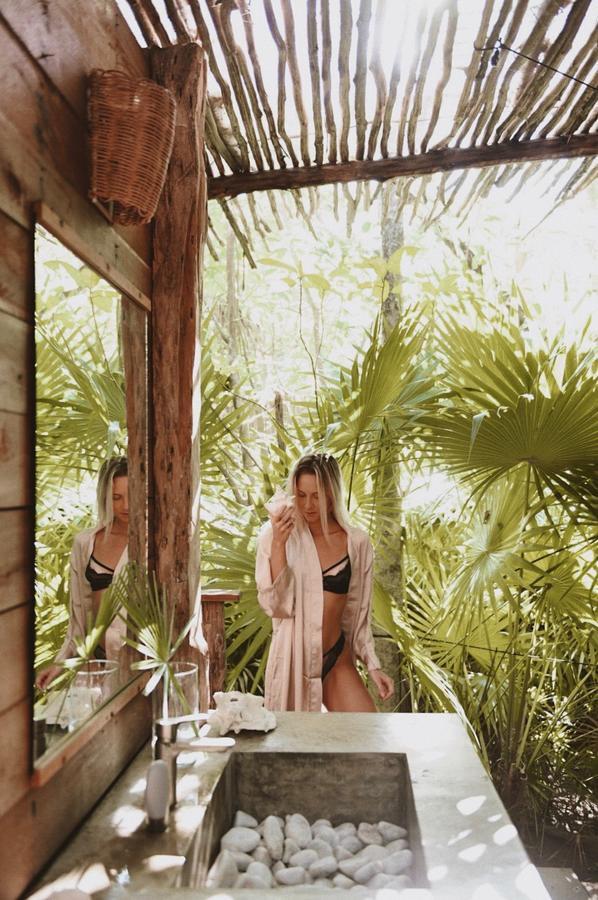ホテル Nativus Glamping & Cenote トゥルム エクステリア 写真